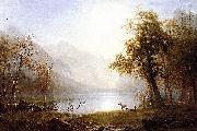 Albert Bierstadt Valley_in_Kings_Canyon, in the Sierra Nevada, California painting